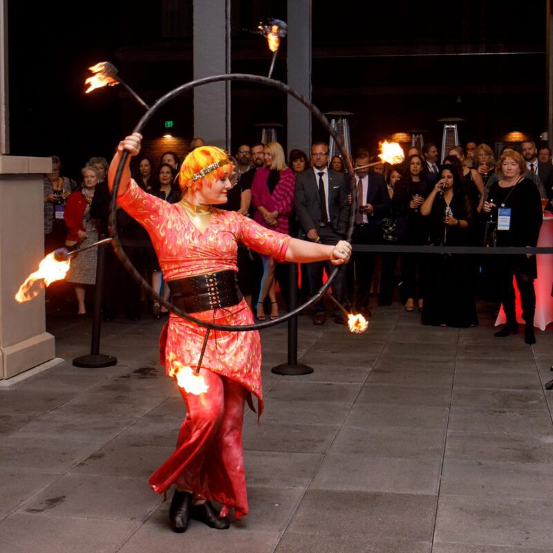 Seattle fire dance live corporate event entertainment